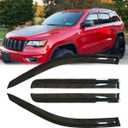 4pcs Original Shatterproof Rainproof Side Window Wind Deflector for 2011-2021 Jeep Grand Cherokee,Tape On Rain Guard Sets,Nice Looking Window Visors,Vent Deflectors for 11-21 Grand Cherokee 94252