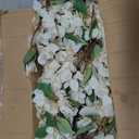 Briful 6ft White Bougainvillea Flower Garland Artificial Silk Floral Vine with Built-in Hook Faux Flower Garland for Backdrop Table Wall Wedding Party Home Decoration