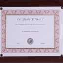 Nudell Award Plaque 8.5" x 11", Walnut (18811M)