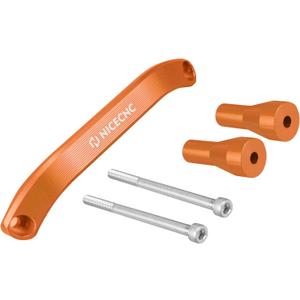 NICECNC Grab Handle Billet Aluminum Motorcycle Rear Handle Compatible with KTM 150-500 XCW/XCW TPI/EXC TPI/EXC TPI SIX Days/EXC-F/EXC-F SIX Days 2020-2023 125-450 SX/SXF/XC/XCF 2019-2022, Orange