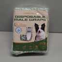 Dog Diapers Male,50 Count Medium Adjustable Male Dog Diapers Disposable,Dog Belly Band, Male Dog Wraps Ideal for Doggie, Puppy,Super Absorbent & Wetness Indicator(M Same as Other Brands' S)