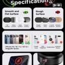 LISEN for iPhone 17 Portable Electric Vacuum Suction Phone Holder for Car MagSafe, Magnetic Phone Holder for Car Suction Cup Phone Mount Foldable for iPhone 17 Pro Max Air /16/15/14/13/12 Kits