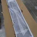 POVISON Fully-Assembled Mid Century Modern TV Stand for 75+ inch TV, Sliding Door Entertainment Center with Storage, Wood TV Console, Media Console for Living Room Bedroom(Black, 94.49")