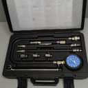 OTC 5605 Deluxe Compression Tester Kit for Gasoline Engines with Easy to Read 2-1/2" Dual Scale Gauge, Extra Long Flex Hose, Multiple Adapters, and Storage Case