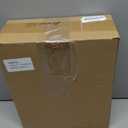 5 Pcs White Ceramic Christmas Trees Tabletop 6" 7.9" 9.8" Tall LED Lighted up Xmas Tree Ceramic Pine Christmas Snowy Decor for Holiday Winter Home Fireplace Gift