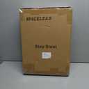 SPACELEAD Mobility Step Stool for Adults & Seniors, Indoor/Outdoor Portable Stair Assist, Anti-Slip Platform for Bathroom Kitchen, Office, and Bedroom, 600lbs Capacity, Black Black