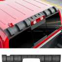 powoq Rear Roof Protector Compatible with 2009-2018 Dodge RAM 1500 Truck Cab Roof Protector TPE Rear Spoiler Replacement for 2009-2018 Dodge RAM 1500 Accessories