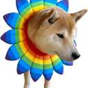 CheetahBoo Flower Rainbow Dog Flower Costume Dogs XS XXL Pride Bandana Collar Birthday Gay Halloween Costumes, M