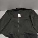 Girls Bomber Jackets Lightweight Zip Up Fashion Kids Cute Jacquard Coats Fall Varsity Outwear Clothes (Black, 13-14Y)