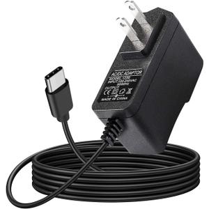 12V AC/DC Adapter USB-C Power Cord Compatible for AVAPOW A58 A68 A28 A08 A18 4000A 6000A 2000A 3000A Car Jump Starter Power Supply