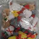 60PCS Christmas mini Plush ToysMini Set Christmas Stuffed Animals Angel Santa Claus Snowman Reindeer Mini PlushGifts for Christmas Stocking Stuffers (60PCS)