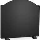 Fireplace Fireback with Feet- 19 Inch Fire Back Fireplace Iron Wall Protection Refractory Panels Plate Heat Reflect (19inch)