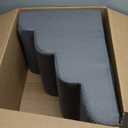 4-Step Dog Stairs for High Beds 18-24 Inch Pet Steps 2 3 4 5 Tier Ladder Non-Slip Sturdy Ramp Small Medium Large Dog Steps to Couch Bed Old Dogs Balanced Pet Stairs for Getting on Bed