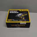 1200N.m Impact Wrench for DeWalt 20V Battery (no battery), 20V 1/2 Cordless Impact Gun, 900Ft-lbs Electric Impact Driver with 3-Speed Control, 6 Pcs Impact Sockets Included, Tool Only