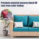 8Pcs Stretch Patio Cushion Covers, Outdoor Couch & Sofa Replacement Slipcovers for Patio Furniture Cushion Covers, Washable Reusable Furniture Protector