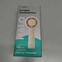 Aecooly Portable Handheld Turbo Fan [16H Max Cooling Time], 5 Speeds USB Rechargeable Mini Personal Battery Operated Small Pocket Cooling Fan GIfts for Women, Travel, Home, Office, Beach, Lash -Pink