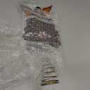 10 Inch Black Angel Christmas Tree Topper Burgundy Vintage Wooden Angel Tree Topper Double-Sided Printing Christmas Decorations for Xmas Party Holiday Decor