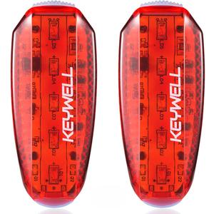 USB-C Rechargeable LED Safety Lights (2 Pack) - Clip on Strobe Running Lights for Runners, Joggers,Walkers,Kids,Dogs,Bike Tail Lights - High Visibility Accessories for Reflective Gear