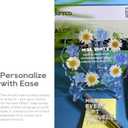 Nurse Appreciation Gifts for Women Resin Floral Keepsake Plate Decor with Pressed Real Flowers (Blue & White) Nurses Week Gifts & Thank You Gift for Nurse Female