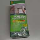 Duck Brand Window Insulation Kit - Winter Seal Kit Fits up to 10 Windows - Rolled Shrink Film Cuts to Size for Easy Indoor Installation - Tape Included - 62 In. by 420 In.- Clear