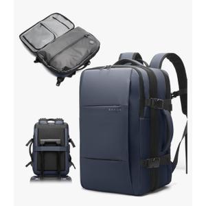 BANGE Backpack with Anti-Theft Vacuum Compression Travel Backpack,Expandable Backpacks with Pump for Airplanes