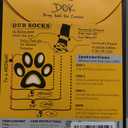 DOK TigerToes Premium Non-Slip Dog Socks for Hardwood Floors - Extra-Thick Grip That Works Even When Twisted - Prevents Licking, Slipping, and Great for Dog Paw Protection - Size Large (Classic Grey)