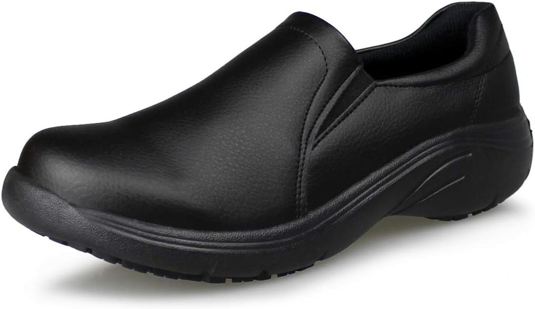 Hawkwell Women's Slip on Lightweight Nursing Shoes Comfortable Slip Resistant Work Shoes 9