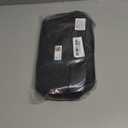 Mactso Mens Travel Toiletry Bag Canvas Leather Cosmetic Makeup Organizer Shaving Dopp Kits with Double Compartments (Black)