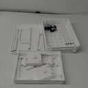 3 Tier Rolling Cart Organizer,Laundry Room Bathroom Organizers and Storage Office Shelves Mobile Shelving Unit Kitchen Trolley Cart with Wheels for Art,Craft,Diaper,Bedside,Snack(White)