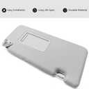 Passenger Side Sun Visor 96400-EL31A Fit for Nissan Versa 2007-2012 Front Right Side Sun Protection Shade Gray