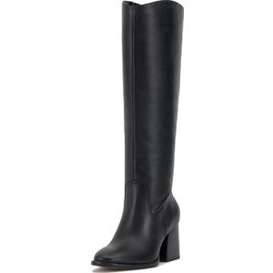 Vince Camuto Women's Leila Knee High Boot (6, Black Wide Calf)