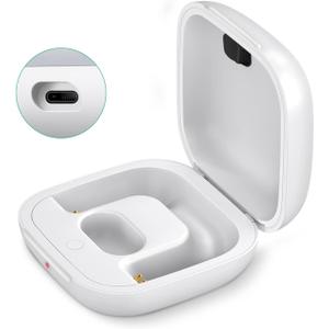 Charging Case Replacement Compatible with Powerbeats Pro Charger with Bluetooth Pairing Sync Button & 700mAh Built-in Battery (Not Include Power Beats Earbuds) White