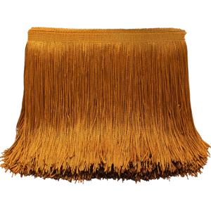 10 Yards of 8" Brown Fringe Trim Tassel Sewing Trim for Clothes Accessories Latin Wedding Dress DIY Lamp Shade Decoration