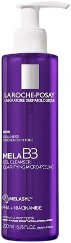 La Roche-Posay Mela B3 Gel Cleanser, Formulated With Melasyl + Niacinamide + PHA, Anti Aging Face Wash For Discoloration, Dark Spots & Post Acne Marks, Dark Spot Corrector, Oil Free & Soap Free