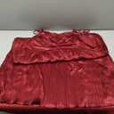 SCOMCHIC Women's Plus Size Dress Pleated V Neck Sleeveless Spaghetti Strap A Line Cocktail Party Cami Long Maxi Dress, 2XL