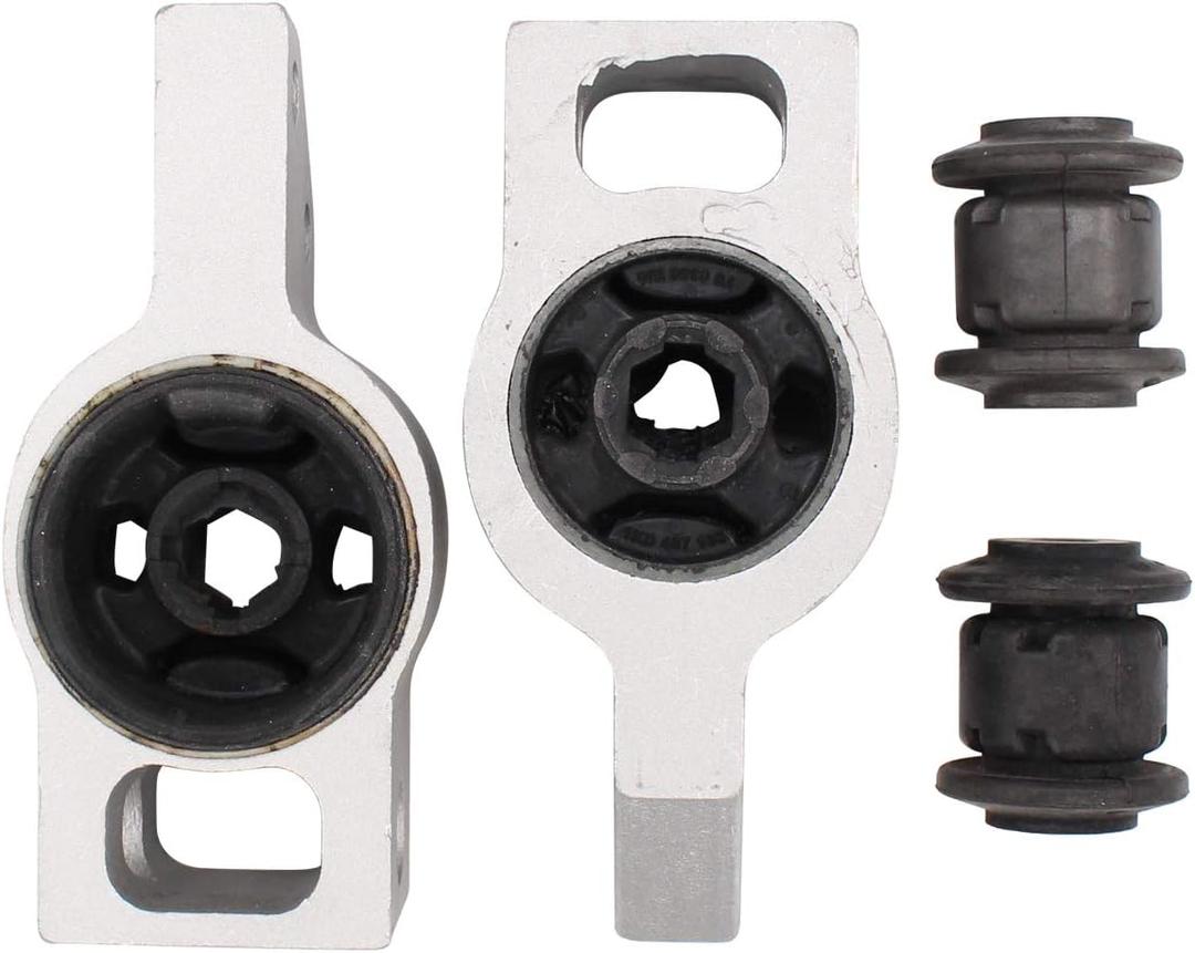 NewYall Front Lower Left Driver and Right Passenger Side Suspension Control Arm Bushing and Bracket Kit for Tiguan/CC 2009-2017, Passat 2006-2010