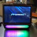 PRONEXT Karaoke Machine with Lyrics Display Screen for Adults, Bluetooth Speaker with 2 Rechargeable UHF Mics, 14" Tablet, 800W Peak Power, DJ Lights, Portable Karaoke System for Party(Stand Included)