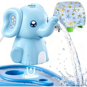 VROGTIK Water Table Pump and Water Table Cover Battery Powered No Drill Installation Water Pump for Water Table with Magnetic Mounting Non-Stop Fun Summer Outdoor Toy Water Table Accessories for Kids