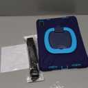 BRAECN Case for iPad (A16) 11th/10th Generation 11”/10.9'' 2025/2022, Heavy Duty Shockproof Cover with Pencil Holder/Screen Protector/Rotating Handle Grip/Stable Kickstand/Shoulder Strap, Navy Blue