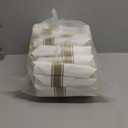 Joyido 50Guests Pre Rolled Gold Plastic Silverware Sets - Heavy Duty Gold Cutlery - Include 50 Pack Wrapped Disposable Utensils with Napkins for Parties, Dinners & Weddings