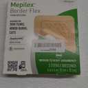 Mepilex Border Flex 4 x 4 in (10 x 10 cm) Hospital Grade Dressings for Skin Tears, Minor Burns and Cuts Waterproof Adhesion for Up to 7-Day Use