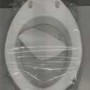 Carex Toilet Seat Riser With Quick-Lock, Raised Toilet Seat Adds 4 Inches of Height to Toilet - Toilet Seat Lifter With 300 Pound Weight Capacity, Slip-Resistant