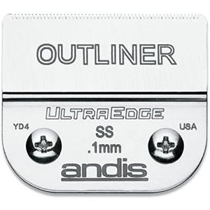 Andis 64160 UltraEdge Carbon-Infused Steel Detachable Outliner Blade, .1mm Cut Length
