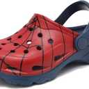 Boys and Girls Tie Dye Clogs for Kids,Unisex Eva Mules for Big Kid,Little Kid,Boy and Girl Closed Toe Slide Sandals,Black and White, 10-11 Little kid