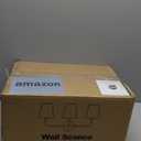 MOKATNG Bathroom Light Fixtures, 3-Light Brushed Gold Vanity Lights, Bathroom Lighting Fixtures Over Mirror with Flared White Fabric Shade, Modern Wall Sconces for Living Room Hallway