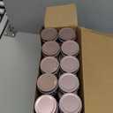 novelinks 4 oz Clear Plastic Jars with Rose Gold Lids  Small Round Refillable Storage Containers for Spices, Food, Crafts, and DIY Gifts  BPA-Free, Leakproof, 20 Pack