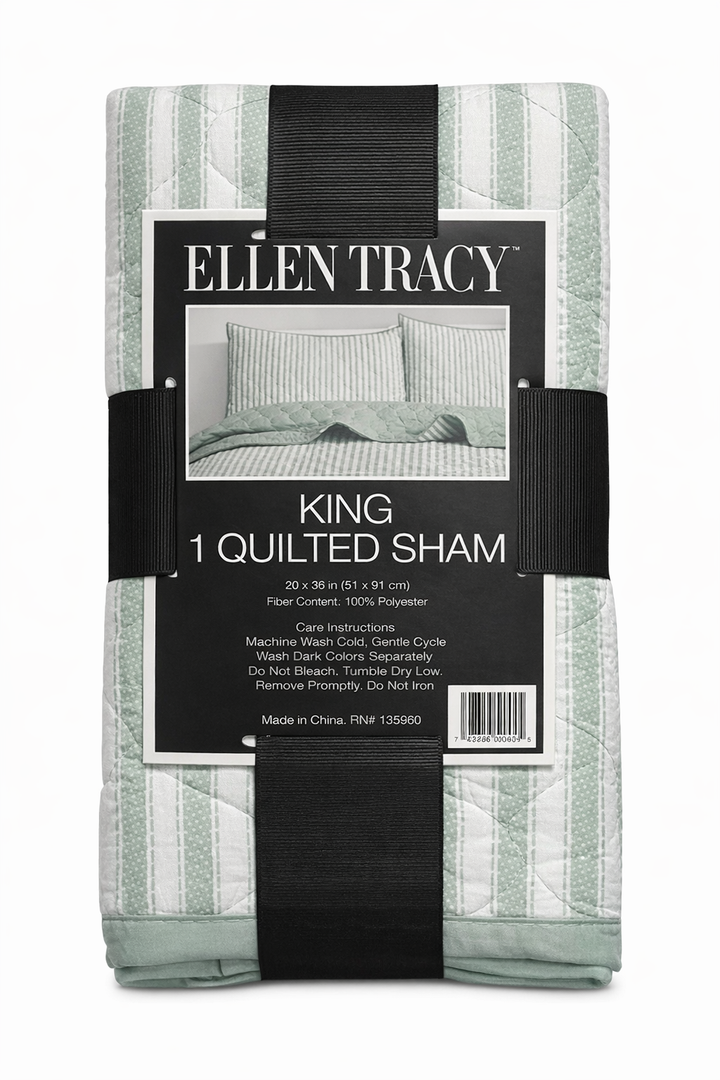 Standard 1 Quilted Sham 20x26 100%Polyester
