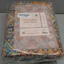 Nunubaby Washable Pee Pads for Dogs, Stylish, Non-Slip and Leak-Proof Pee Pads. Reusable Potty Pads for Dogs for Crates and Floors.(Cream/Multi, 54" x54" ) (54x54 Inch (Pack of 2))