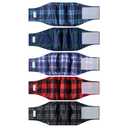 wegreeco Small Dog Diapers Male,Reusable Belly Bands for Male Dogs,Washable Doggie Puppy Male Diapers Wraps,Medium Large Size (5 Pack Small, Checkered Pattern)