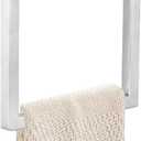Towel Ring - Thicken SUS 304 Stainless Steel Towel Holder, Towel Racks for Bathroom, Square Modern Design Hand Towel Holder, Contemporary Hand Towel Bar - Brushed Nickel (1PCS)